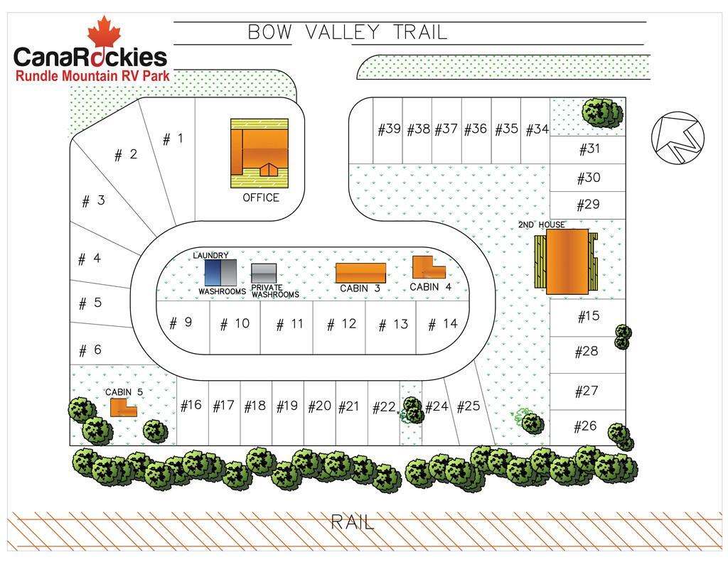 Rundle Mountain Rv Park Hotel Canmore Ngoại thất bức ảnh